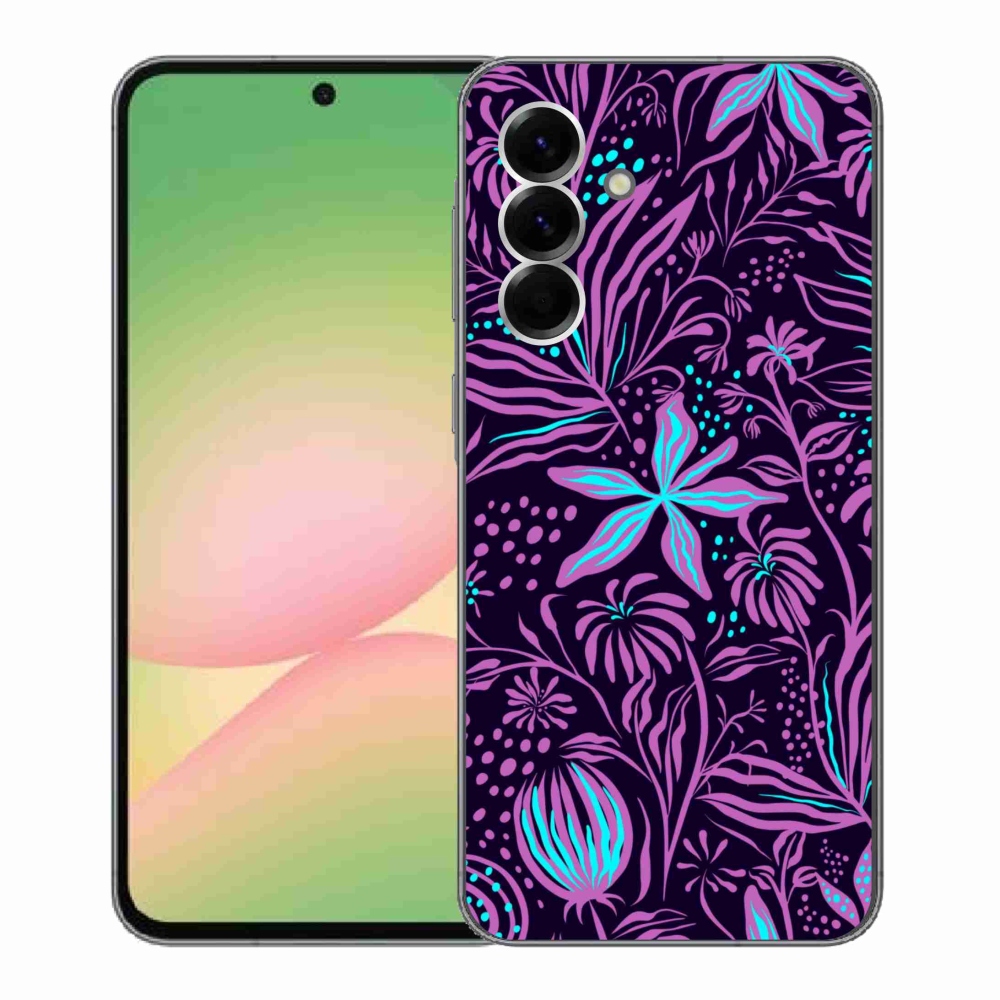 Zselés borítás mmCase Samsung Galaxy A56 5G - virágok 2