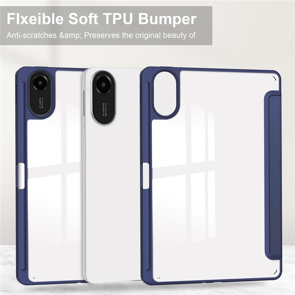 Ügyes záró tok Xiaomi Redmi Pad 2 tablethez - sötétkék