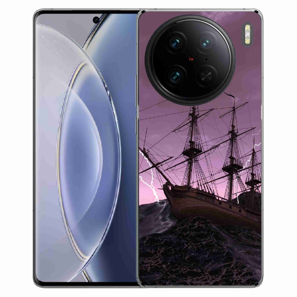 Gél borítás mmCase a Vivo X90 Pro-n - hajó a viharban