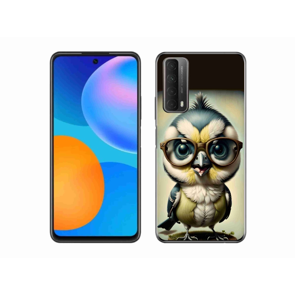 Zselés borítás mmCase a Huawei P Smart (2021) - kölyök szemüveggel