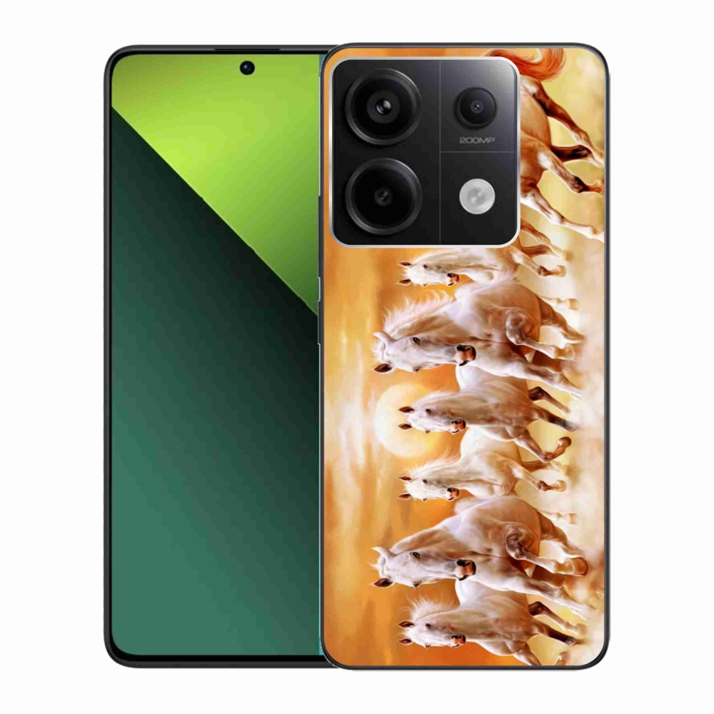 Gél tok mmCase a Xiaomi Redmi Note 13 Pro 5G/Poco X6 5G számára - 2 lovak