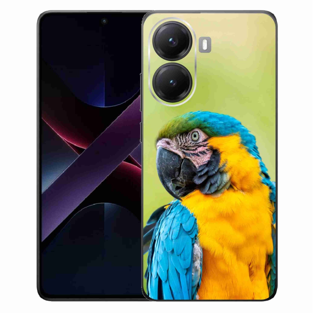 Gél borítás mmCase a Xiaomi Poco X7 Pro 5G-hez - parrot ara 2
