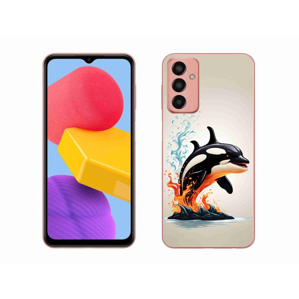Zselés borítás mmCase Samsung Galaxy M13 készülékhez - orca