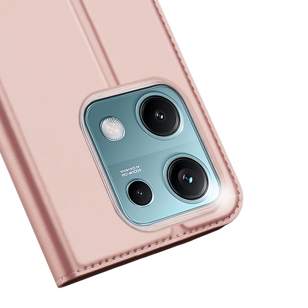 DUX könyv tok Xiaomi Redmi Note 14S-hez - rózsaarany színben