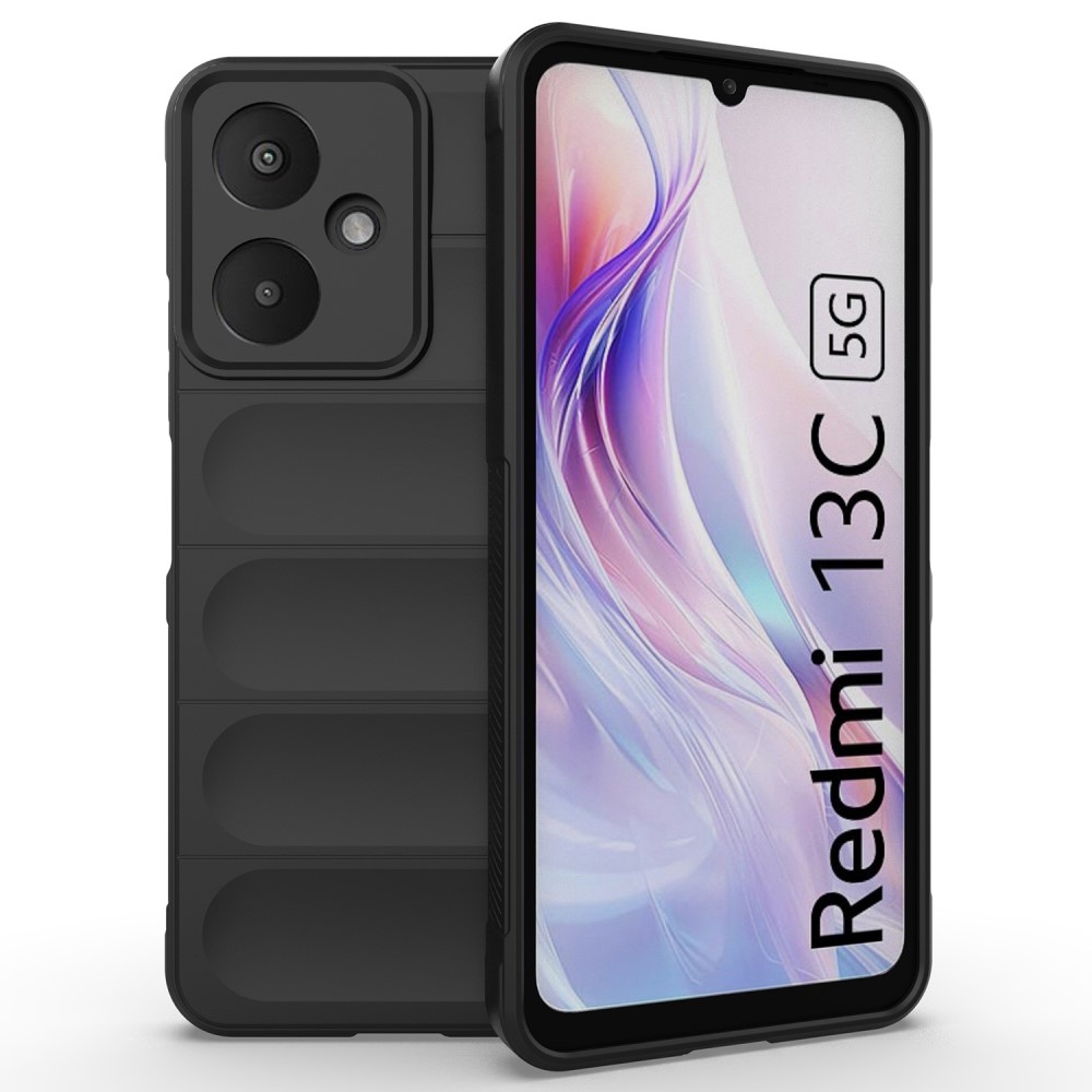Rugg tartós zselés tok Xiaomi Redmi 13C 5G - fekete