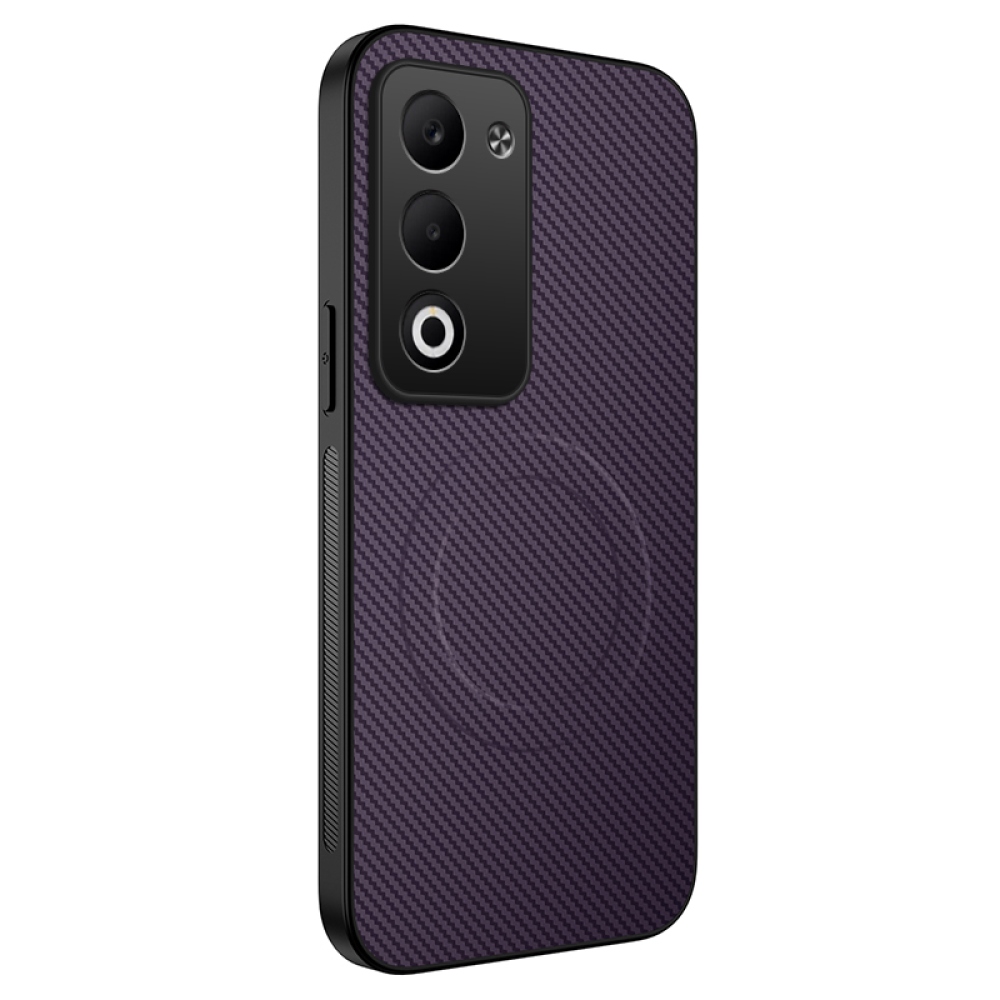 WLF zselés tok fix hátlappal és MagSafe a Xiaomi Redmi 15 4G/5G (171mm) készülékre - lila