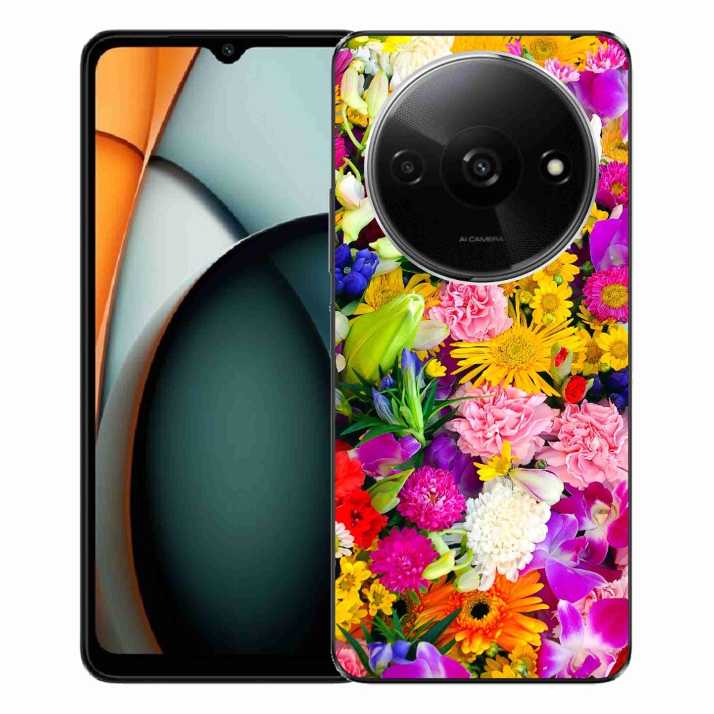 Gél borítás mmCase a Xiaomi Redmi A3-hoz - virágok 12