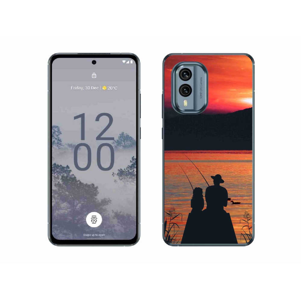 Zselés borítás mmCase a Nokia X30 5G készülékhez - halászat 3