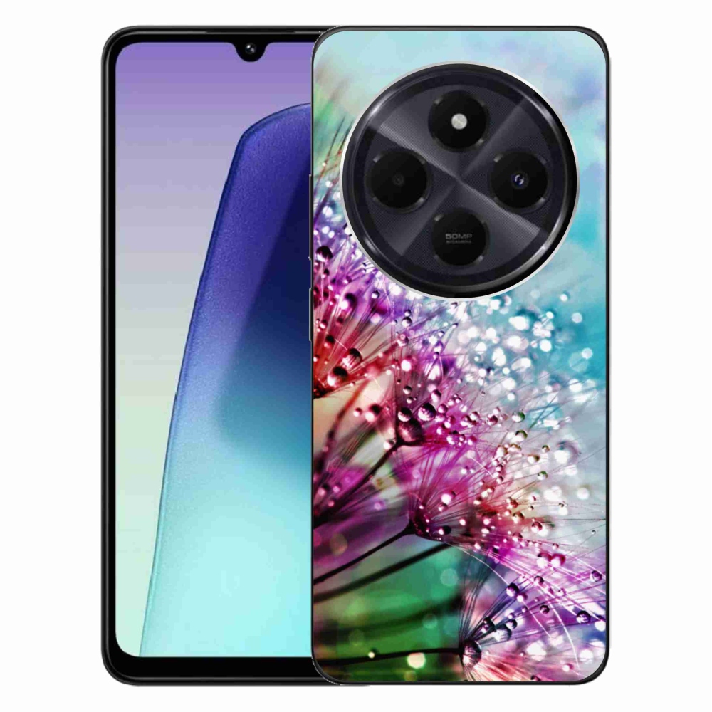 Gél borítás mmCase a Xiaomi Redmi 14C/Poco C75-hez - színes virágok