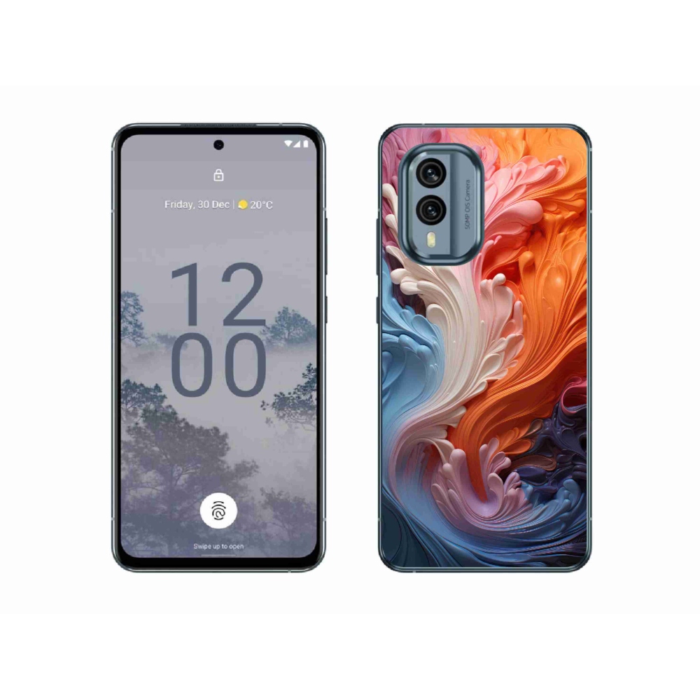 Zselés borítás mmCase a Nokia X30 5G készülékhez - absztrakt motívum 8