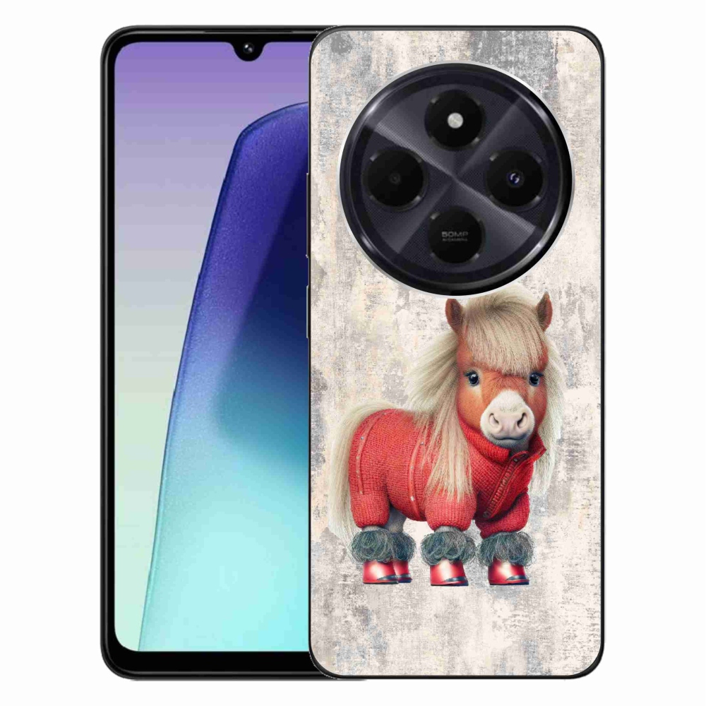 Gél borítás mmCase a Xiaomi Redmi 14C/Poco C75-hez - póni pulóverben