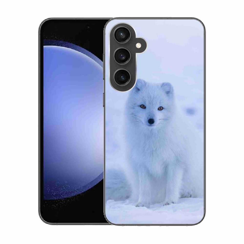 Zselés borítás mmCase Samsung Galaxy S23 FE készülékhez - polár róka