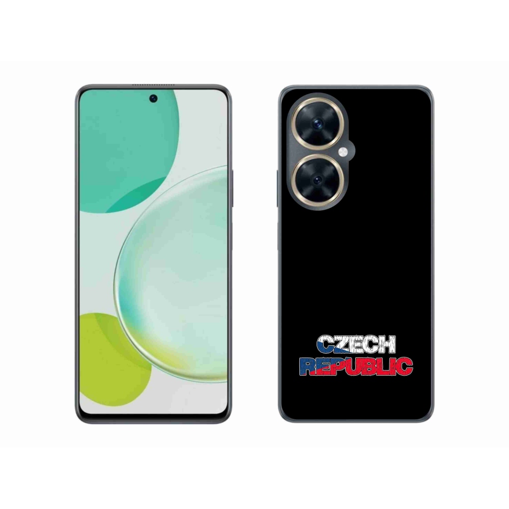 Gél borítás mmCase a Huawei Nova 11i készülékhez - Csehország fekete háttér