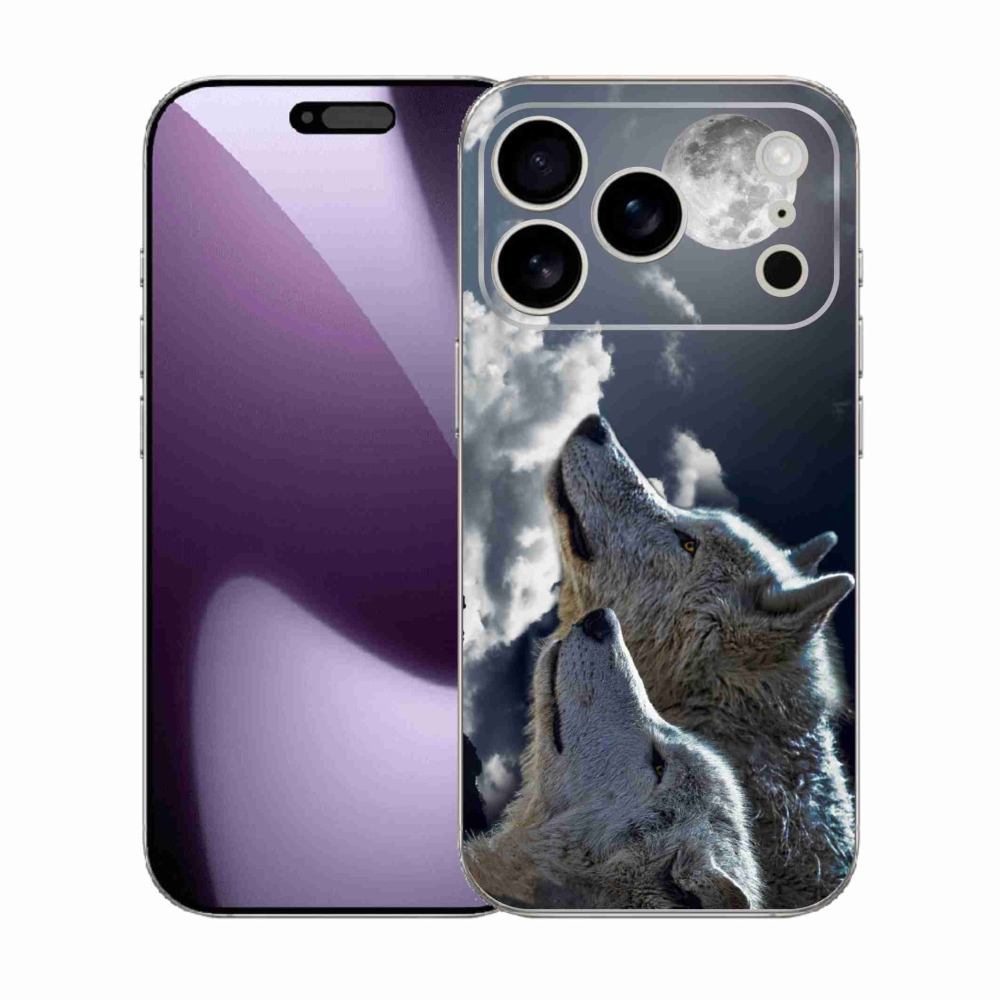 Zselés borítás mmCase iPhone 17 Pro készülékhez - farkasok