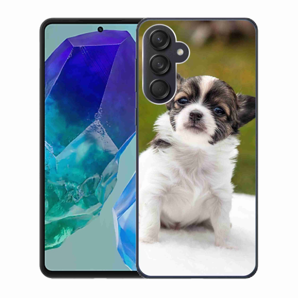Gél tok mmCase a Samsung Galaxy M55 5G készülékhez - chihuahua 4