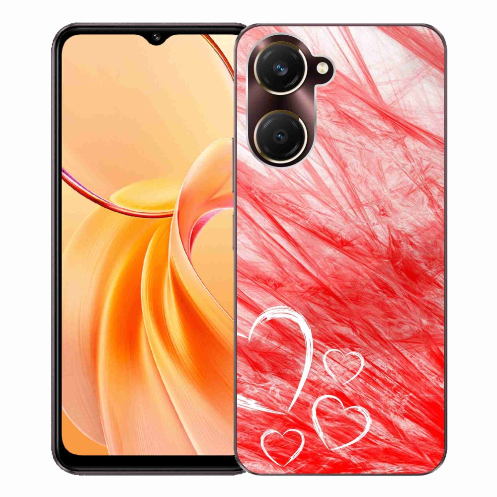 Zselés borítás mmCase a Vivo Y28s 5G készülékhez - szív