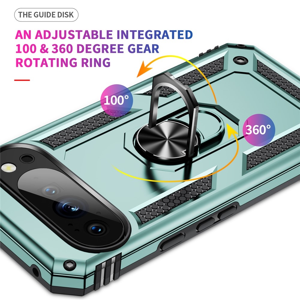 Gyűrűálló borítás Google Pixel 10 Pro/Pixel 10 készülékhez - zöld