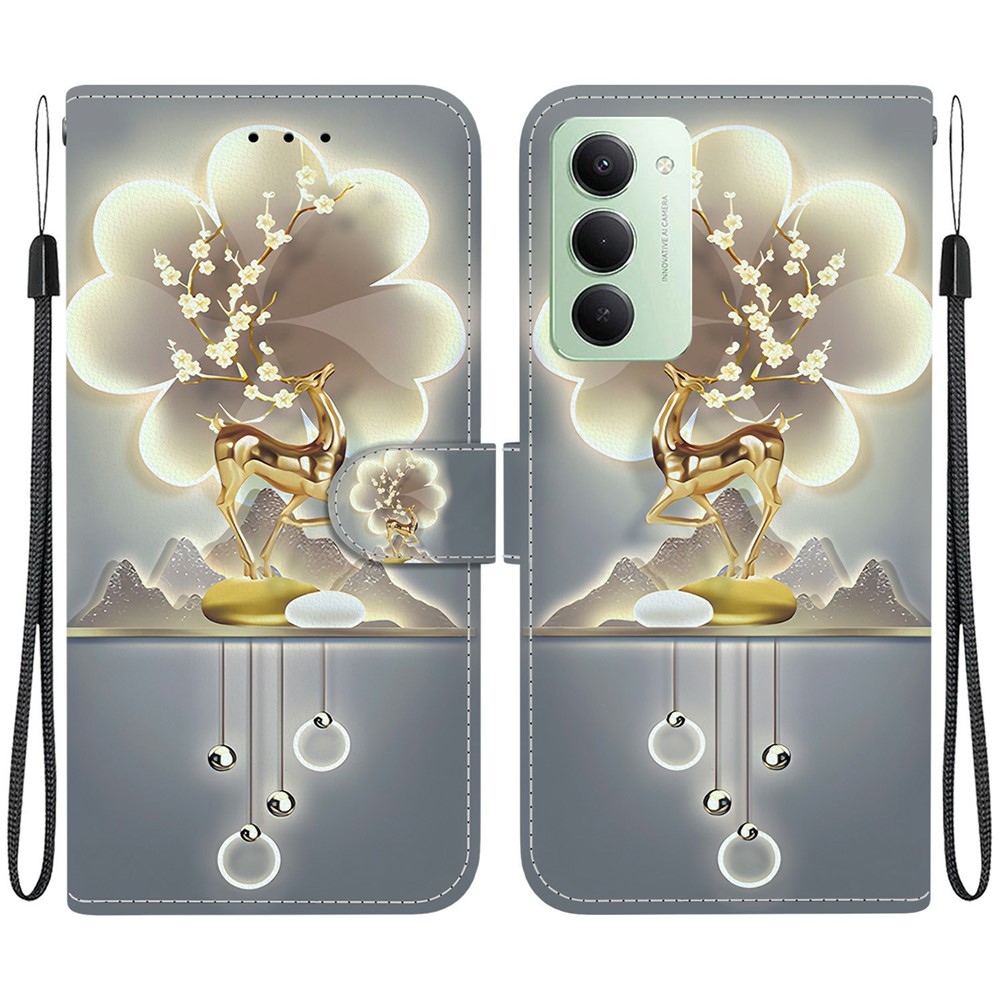 Sokoldalú könyvtáska Xiaomi Redmi 15 4G (171mm) - szarvas sika