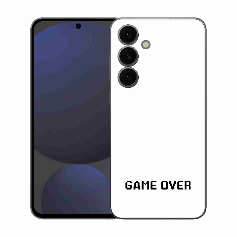 Gél borítás mmCase Samsung Galaxy S25 FE - játék fehér háttérrel