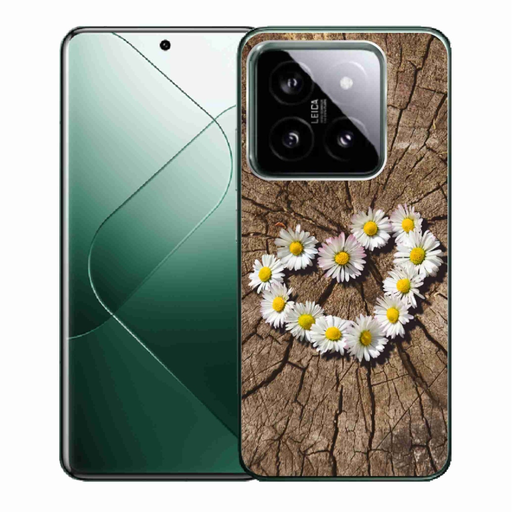 Gél borító mmCase a Xiaomi 14 - Százszorszép szívhez