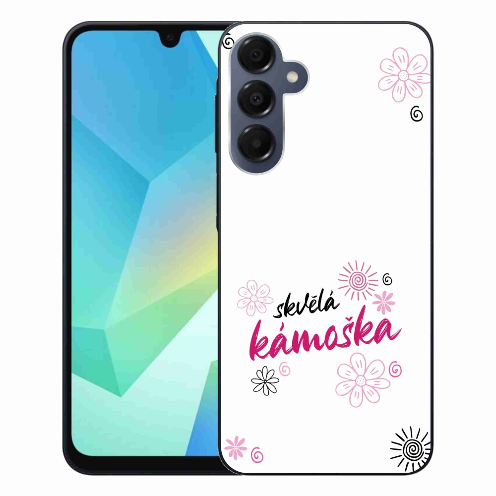 Gél borítás mmCase Samsung Galaxy A16 4G/5G - nagyszerű haver fehér háttérrel