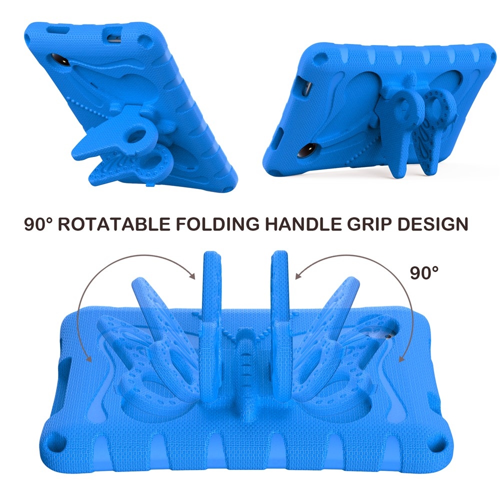 Gyerekek Pillangó EVA tartós tok pánttal Xiaomi Redmi Pad SE 8.7 tablethez - sötétkék