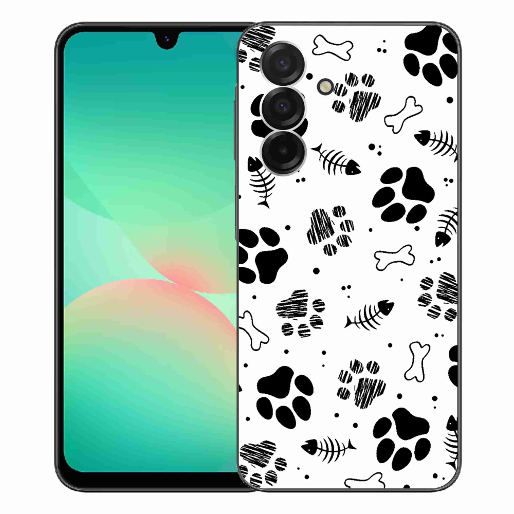 Zselés borítás mmCase Samsung Galaxy A26 5G - kutyamancsok 1