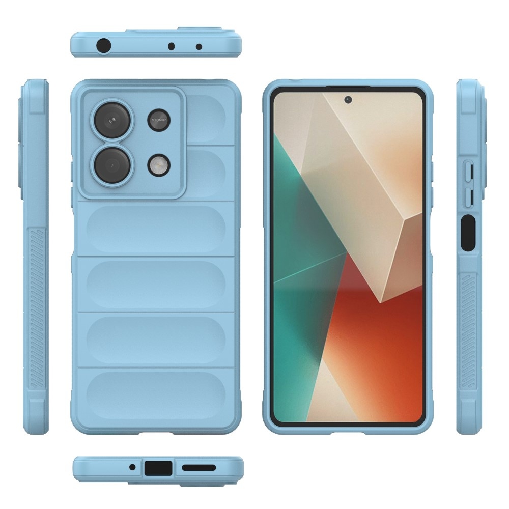 Rugg tartós zselés tok Xiaomi Redmi Note 13 5G - világoskék színben