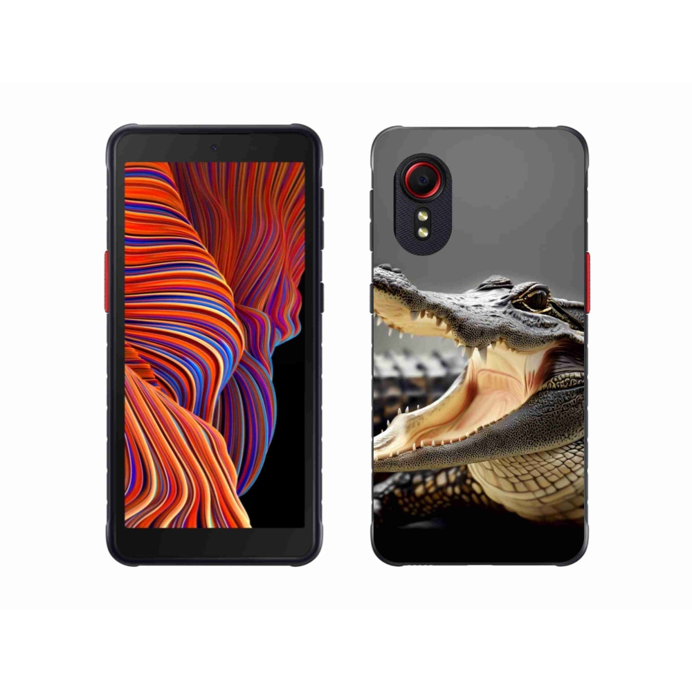 Gél borítás mmCase Samsung Galaxy Xcover 5 készülékhez - krokodil