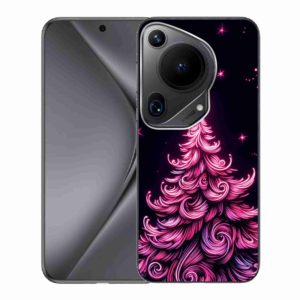 Gél borító mmCase a Huawei Pura 70 Ultra - neon karácsonyfa 2