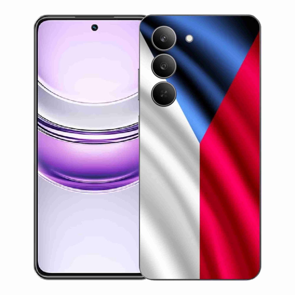 Gél borító mmCase a Realme 14x 5G készülékhez - cseh zászló