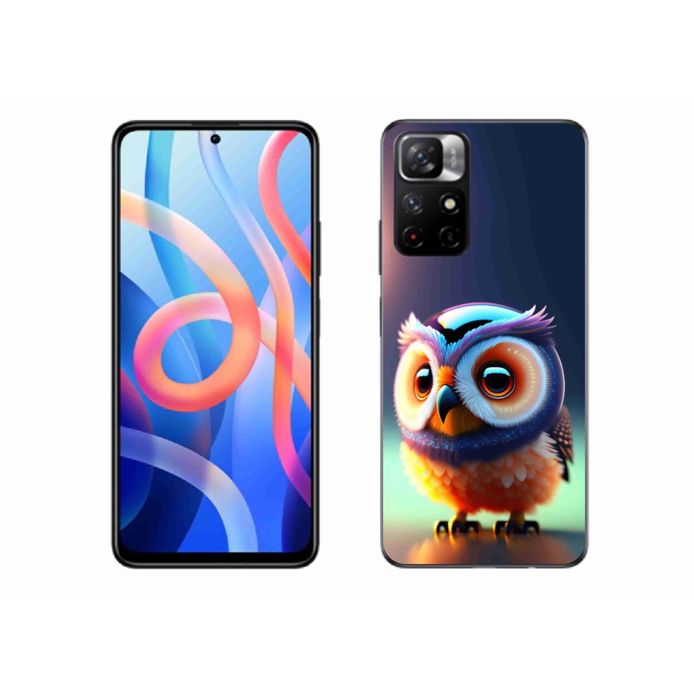 Gél borítás mmCase a Xiaomi Redmi Note 11S 5G számára - bagoly
