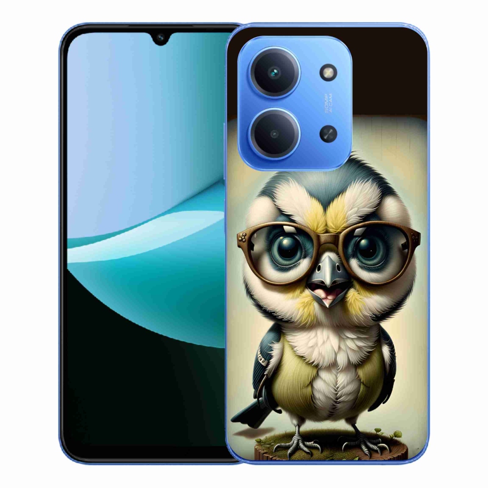 Gél borítás mmCase a Xiaomi Redmi 15C 4G/5G (173mm) - kölyök szemüveggel