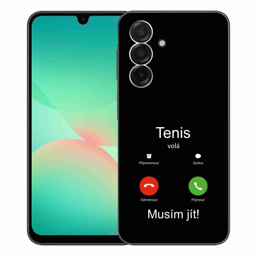 Gél borítás mmCase Samsung Galaxy A26 5G - tenisz hívások fekete háttérrel