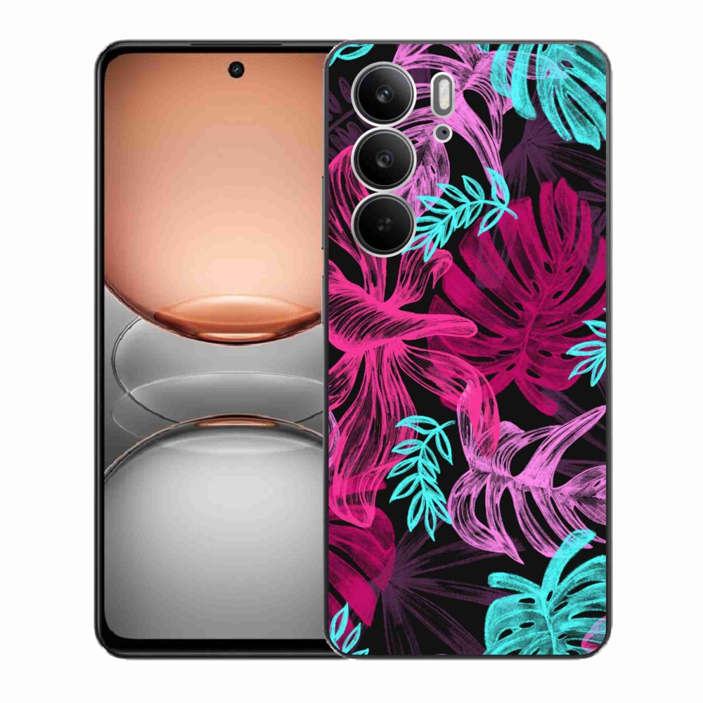 Zselés borító mmCase a Realme C75 készülékhez - virágok 1