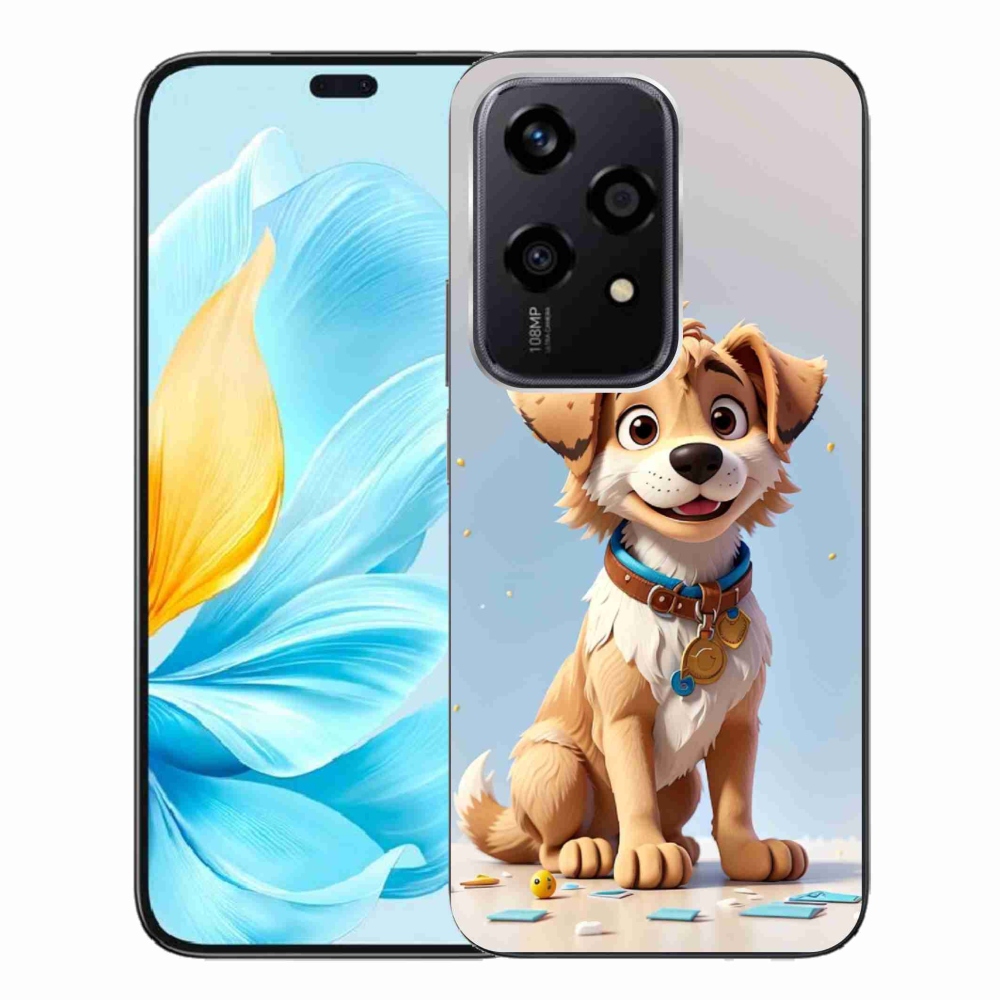 Zselés borítás mmCase a Honor 200 Lite 5G számára - rajzfilm kölyökkutya