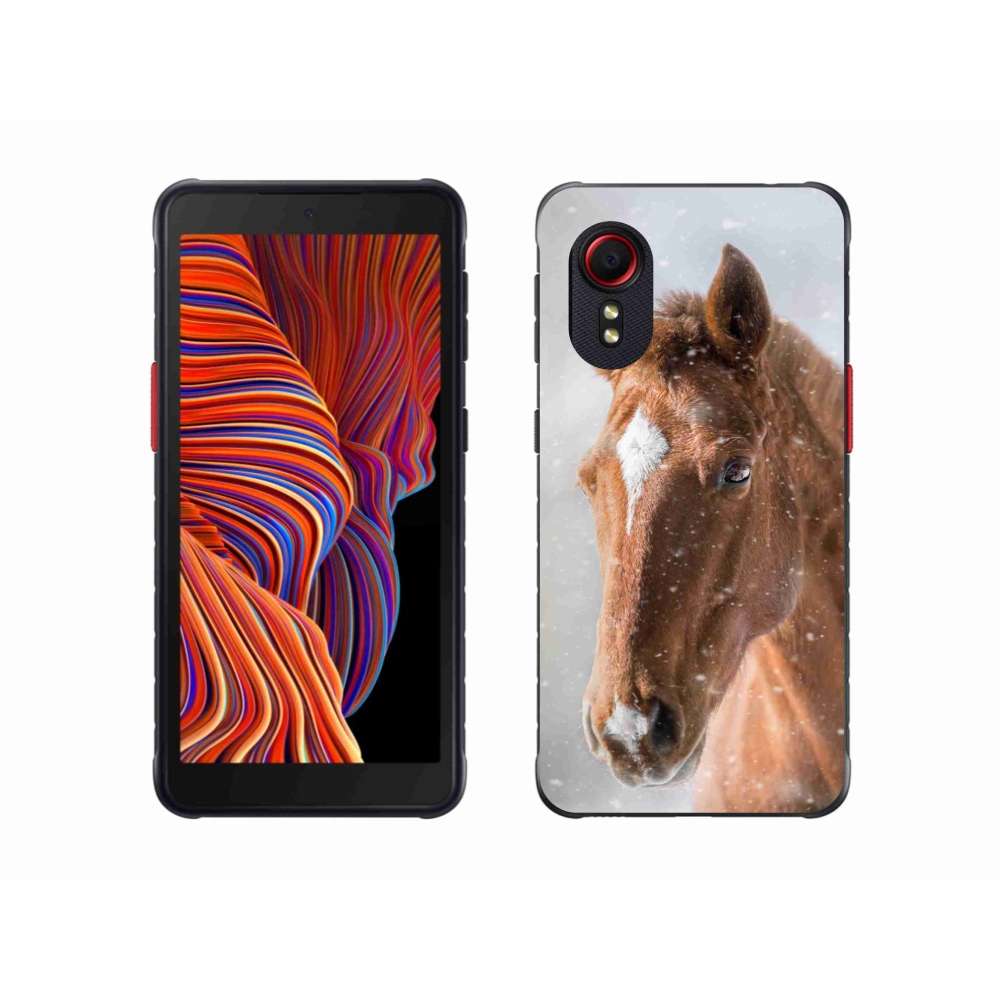 Gél védőhuzat mmCase Samsung Galaxy Xcover 5 - barna ló 2