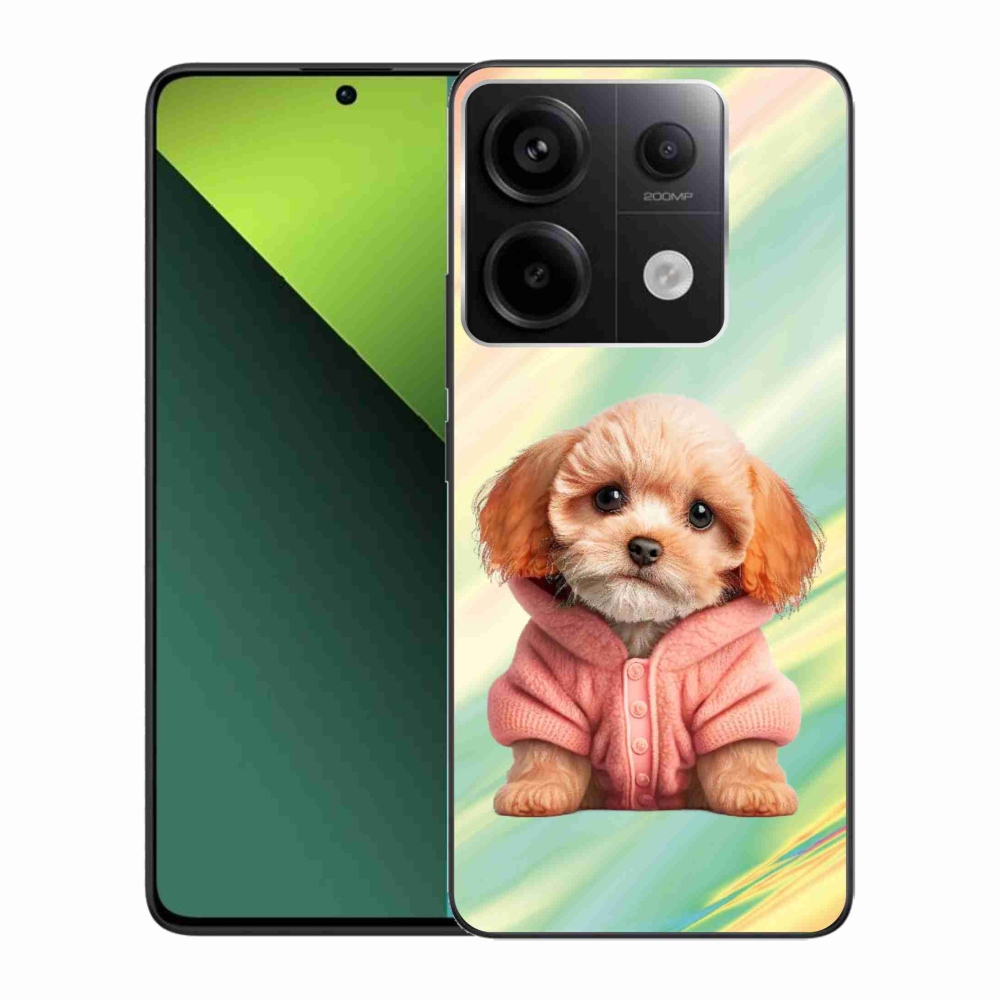 Gél borítás mmCase a Xiaomi Redmi Note 13 Pro 5G/Poco X6 5G - pulóveres kiskutya számára