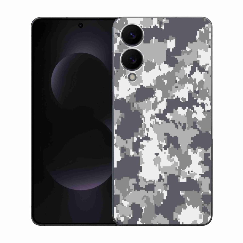 Zselés borítás mmCase Samsung Galaxy S25 Edge készülékhez - terepszínű minta 2