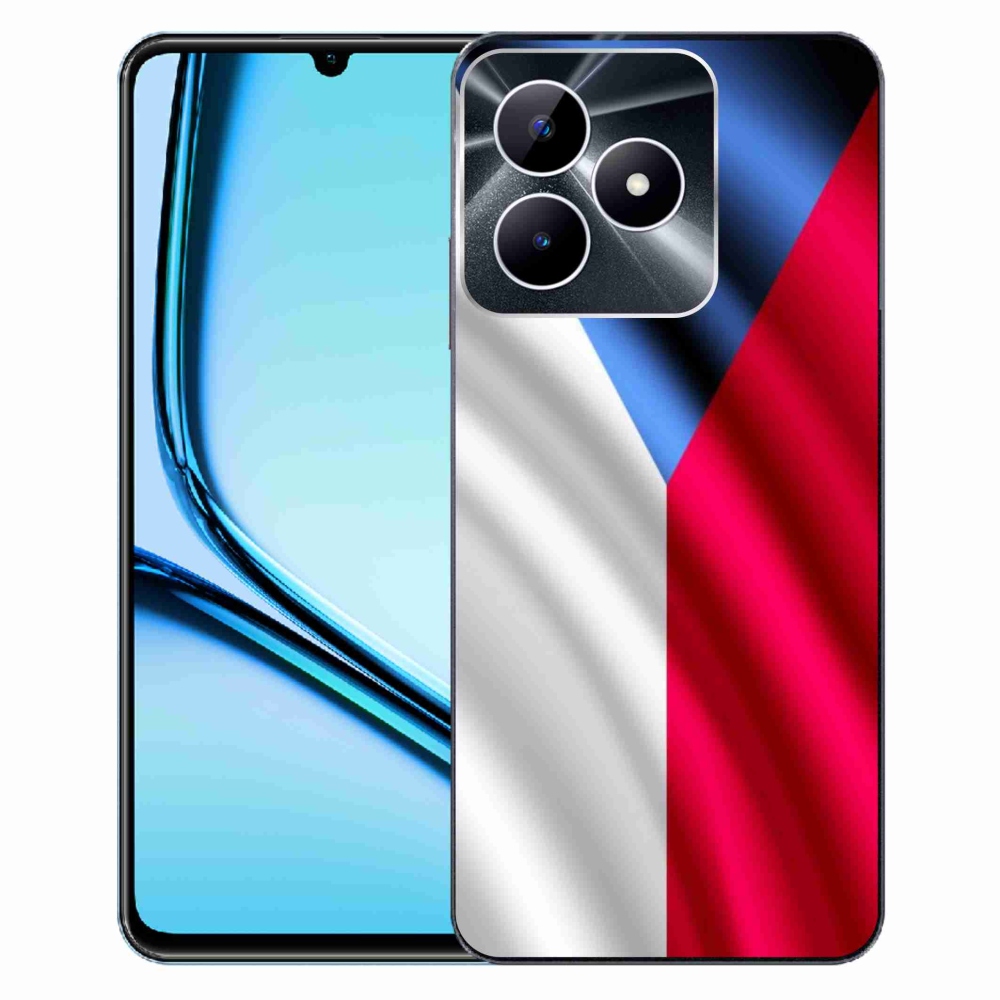 Zselés borító mmCase a Realme Note 50 készülékhez - cseh zászló