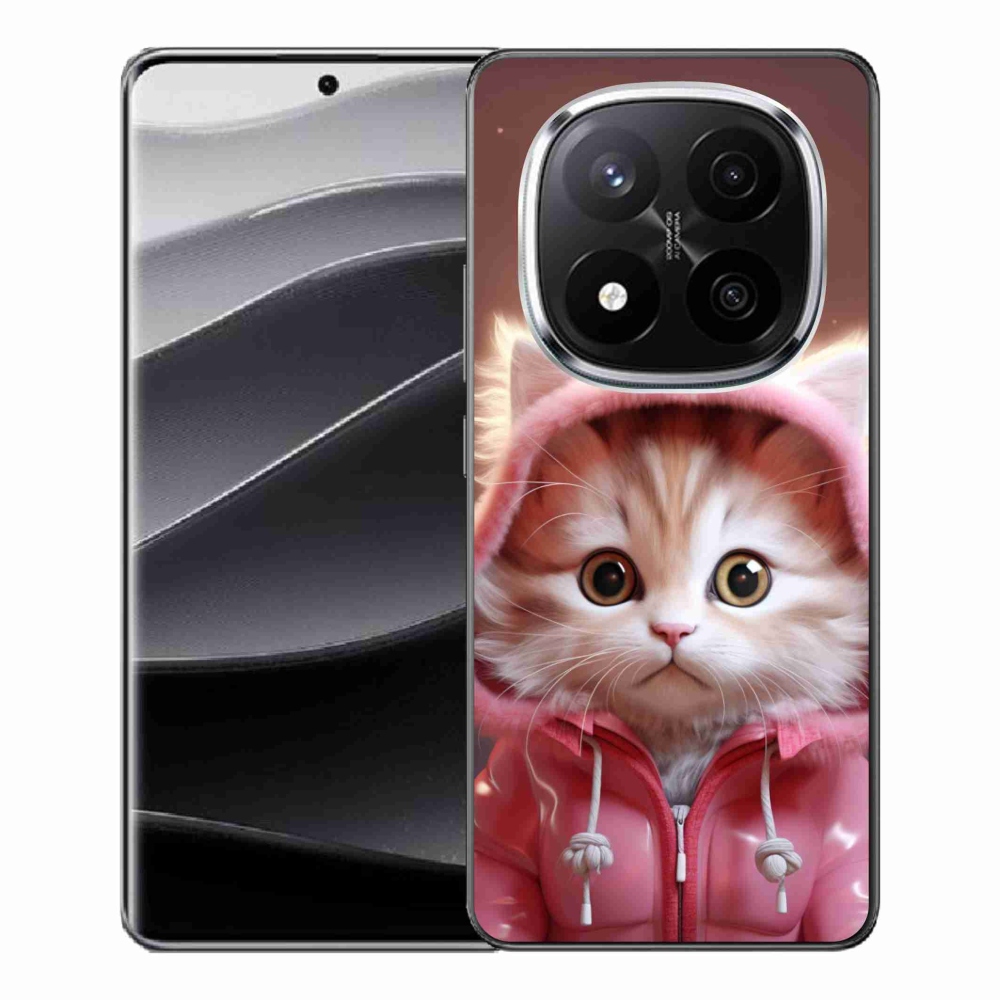 Gél borító mmCase a Xiaomi Redmi Note 14 Pro+ 5G számára - aranyos cica 3