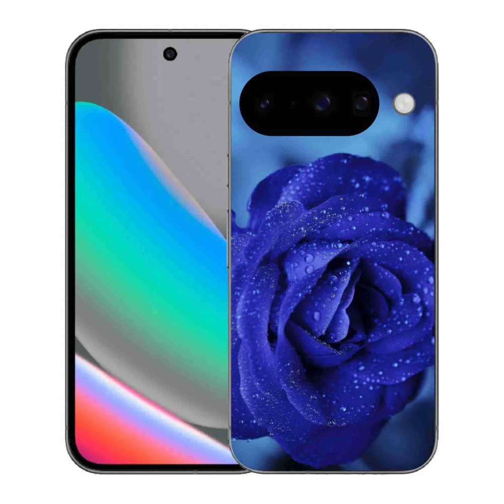 Zselés borítás mmCase a Google Pixel 10 készülékhez - kék rózsa