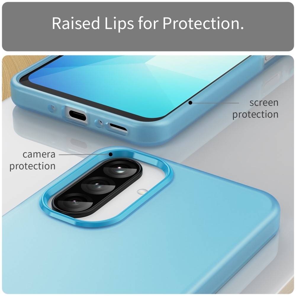 Candys matt zselés tok Samsung Galaxy A26 5G - világoskék színben