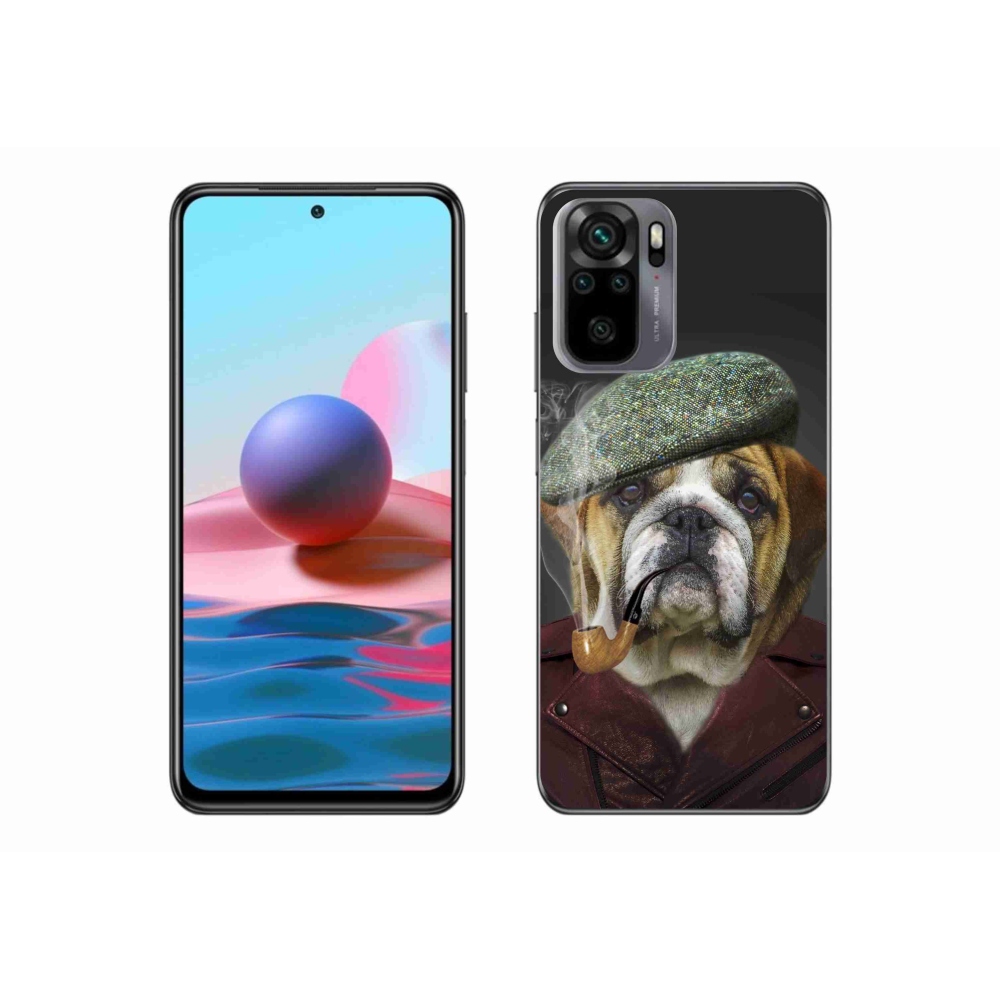 Gél borítás mmCase a Xiaomi Redmi Note 10 4G-hez - kutya csővel
