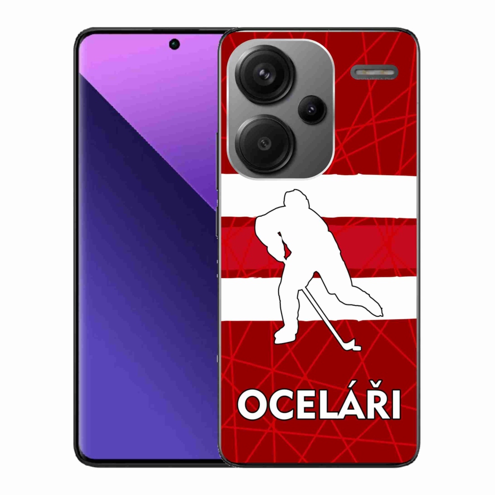 Gél borítás mmCase a Xiaomi Redmi Note 13 Pro+ 5G - Steelers számára