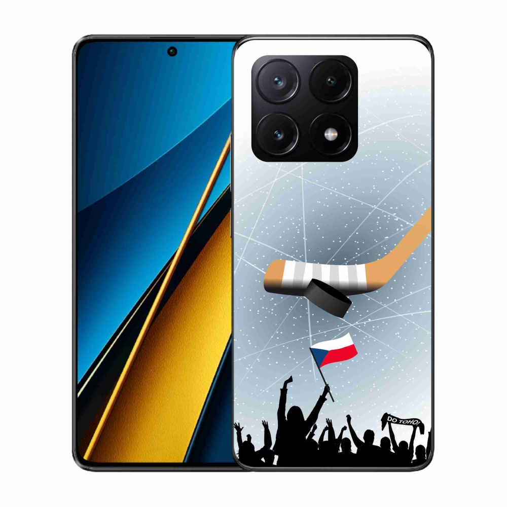 Gél borítás mmCase a Xiaomi Poco X6 Pro 5G-hez - hoki szurkolóknak