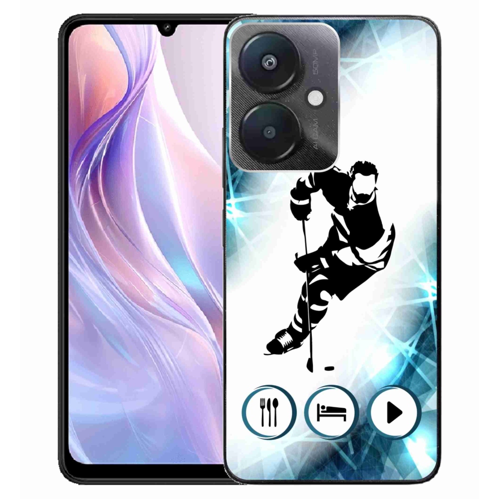 Gél borítás mmCase a Xiaomi Redmi 13C 5G számára - hoki 1