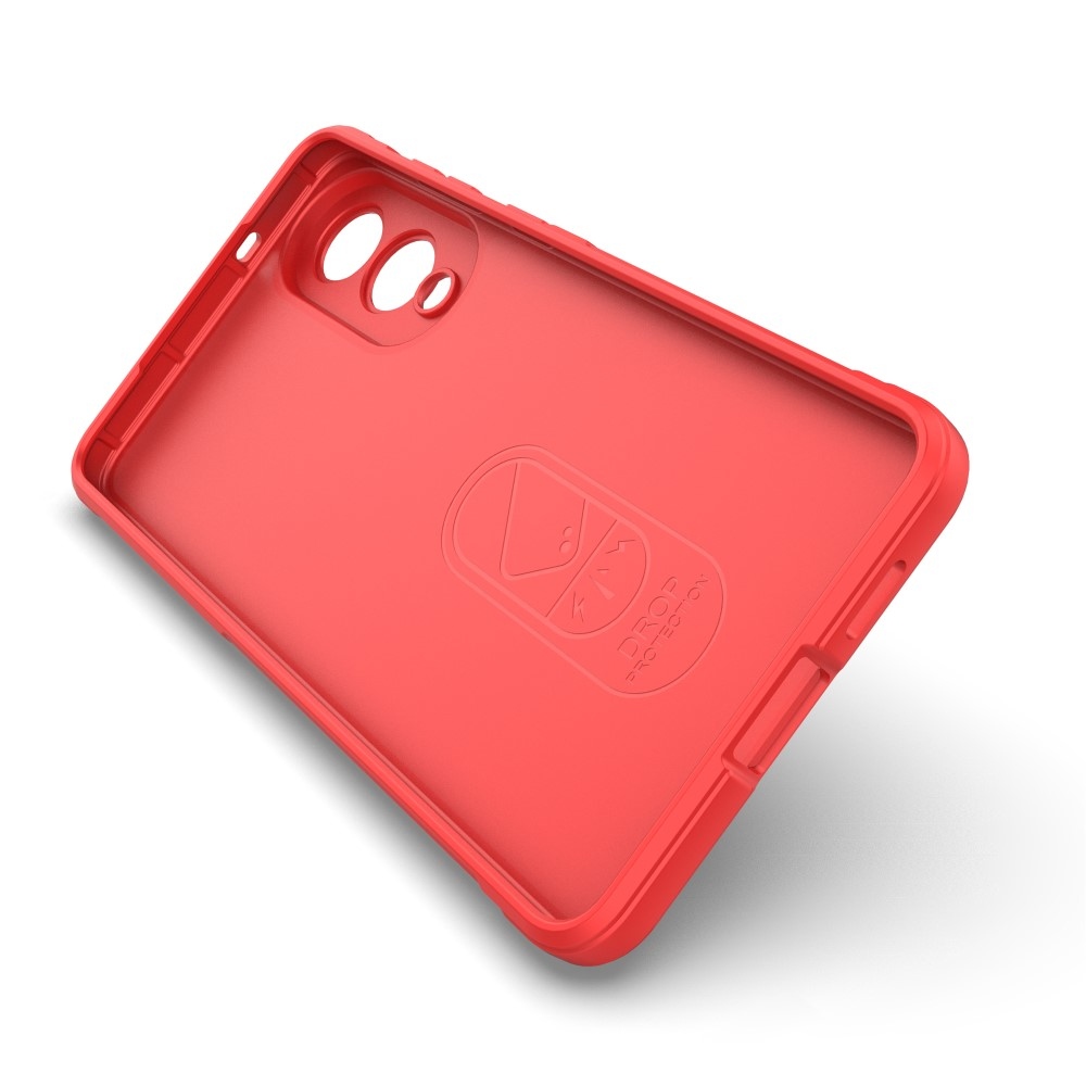 Rugg tartós zselés tok Samsung Galaxy S25 Edge készülékhez - piros