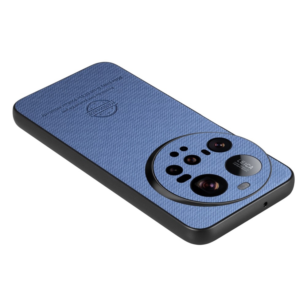 Kézzel készített zselés tok műbőrrel Xiaomi 15 Ultra - kék