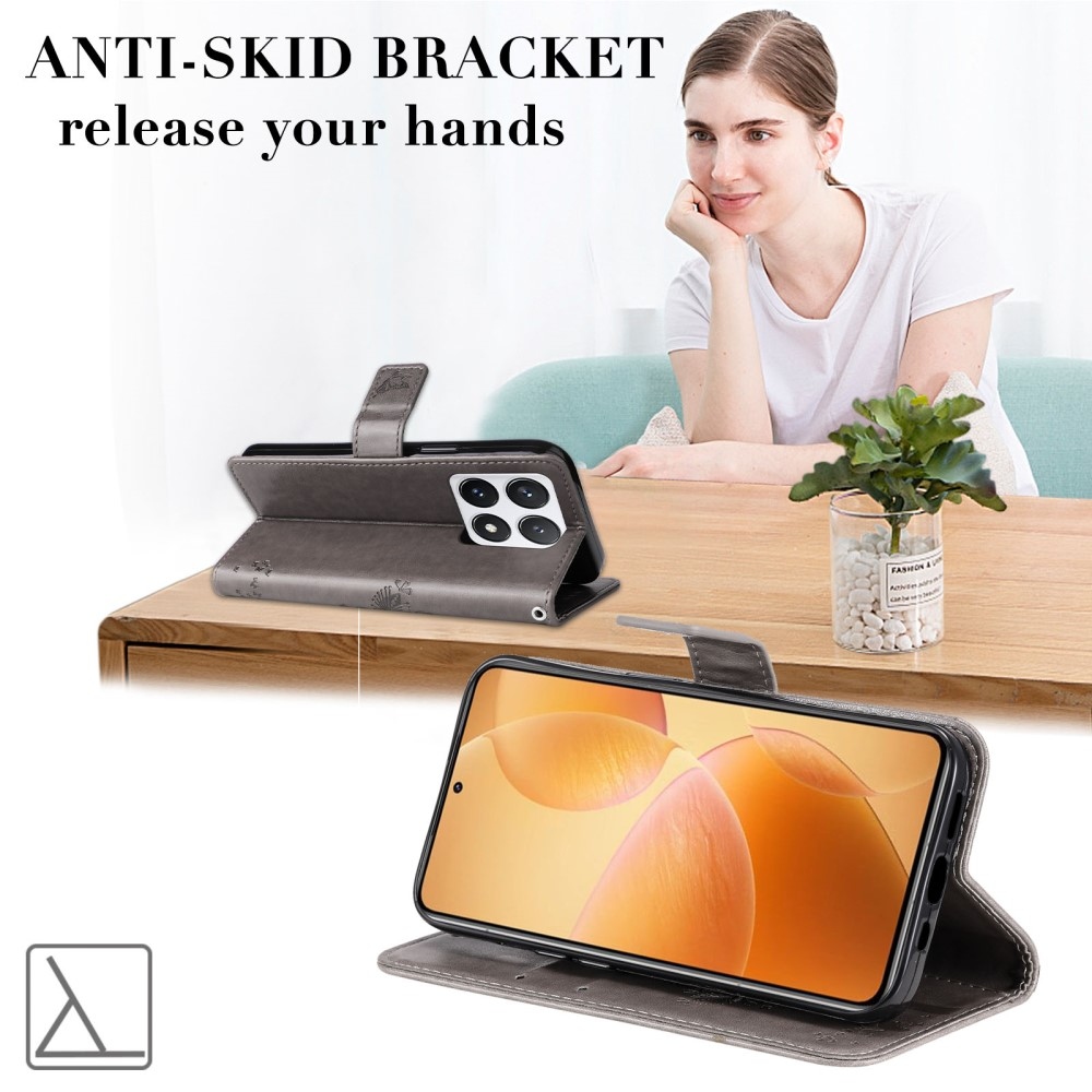 Fák könyve tok Xiaomi 14T Pro - szürke